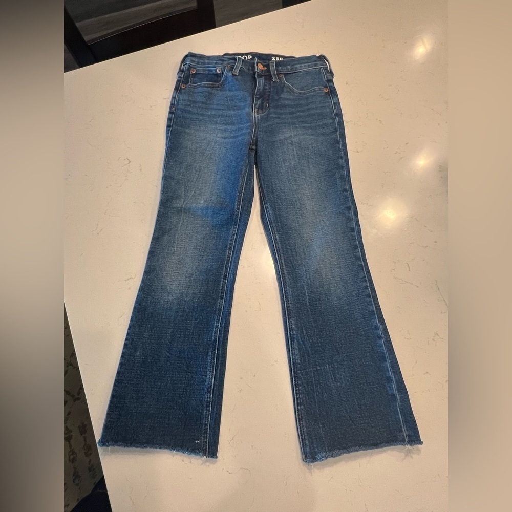 J Crew Demi Boot Crop Jeans. Size 25P